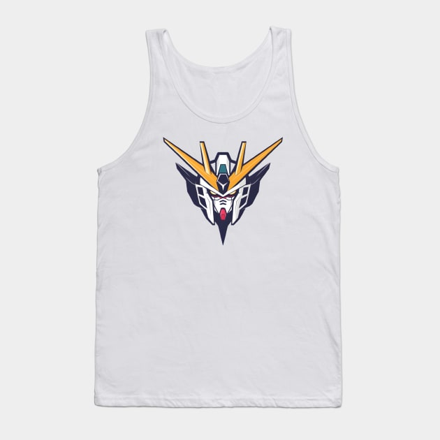 Winged Warriors: Gundam Wing, Mecha Epic, and Anime-Manga Legacy Unleashed Tank Top by insaneLEDP